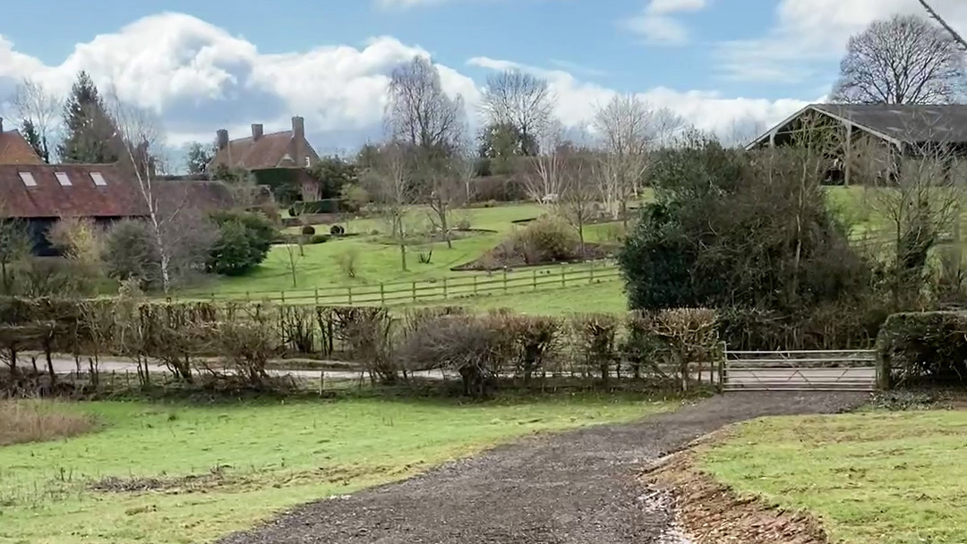 Agricultural buildings for sale at Ballingdon Farm access