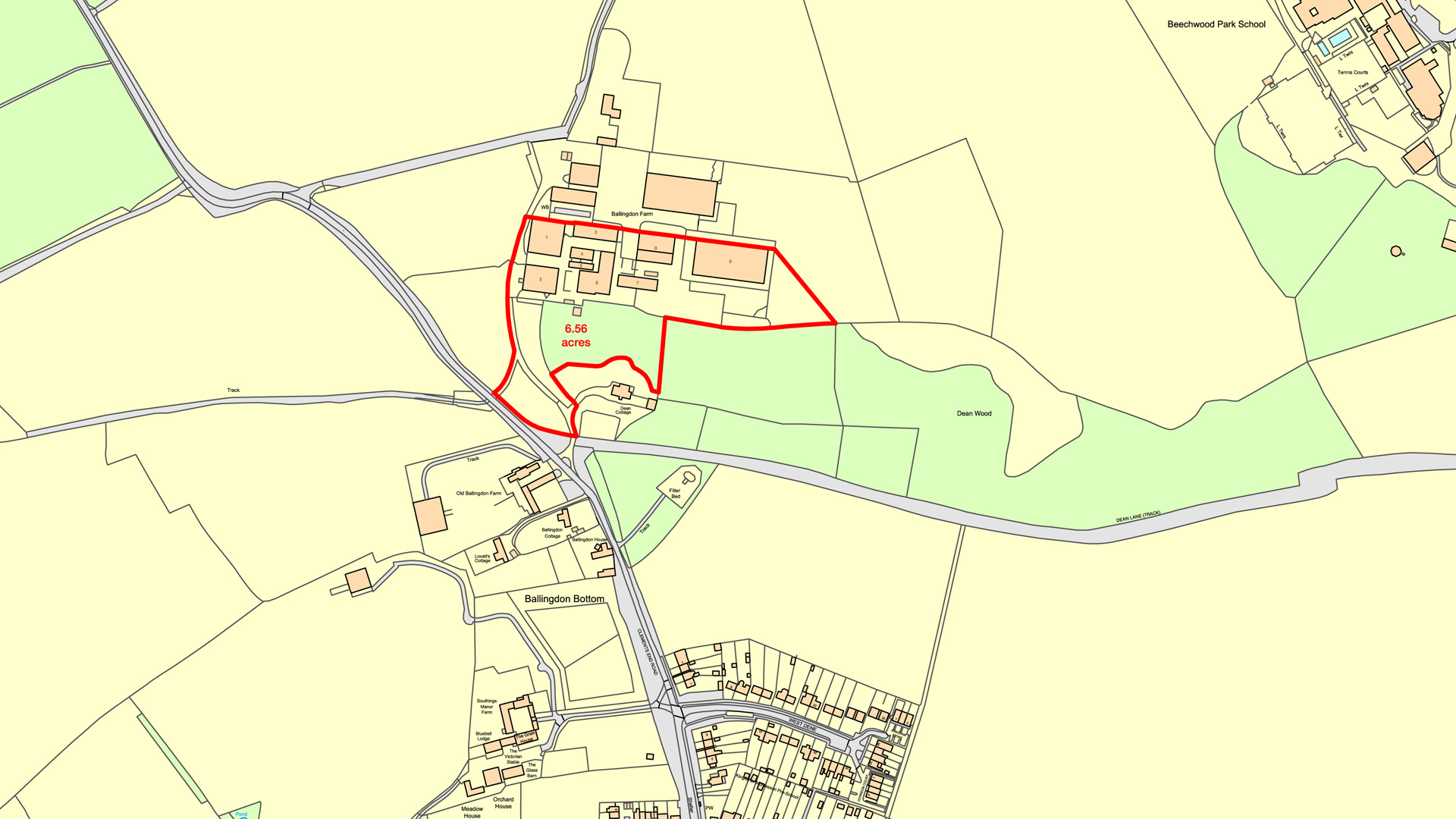 Ballingdon Farm site plan