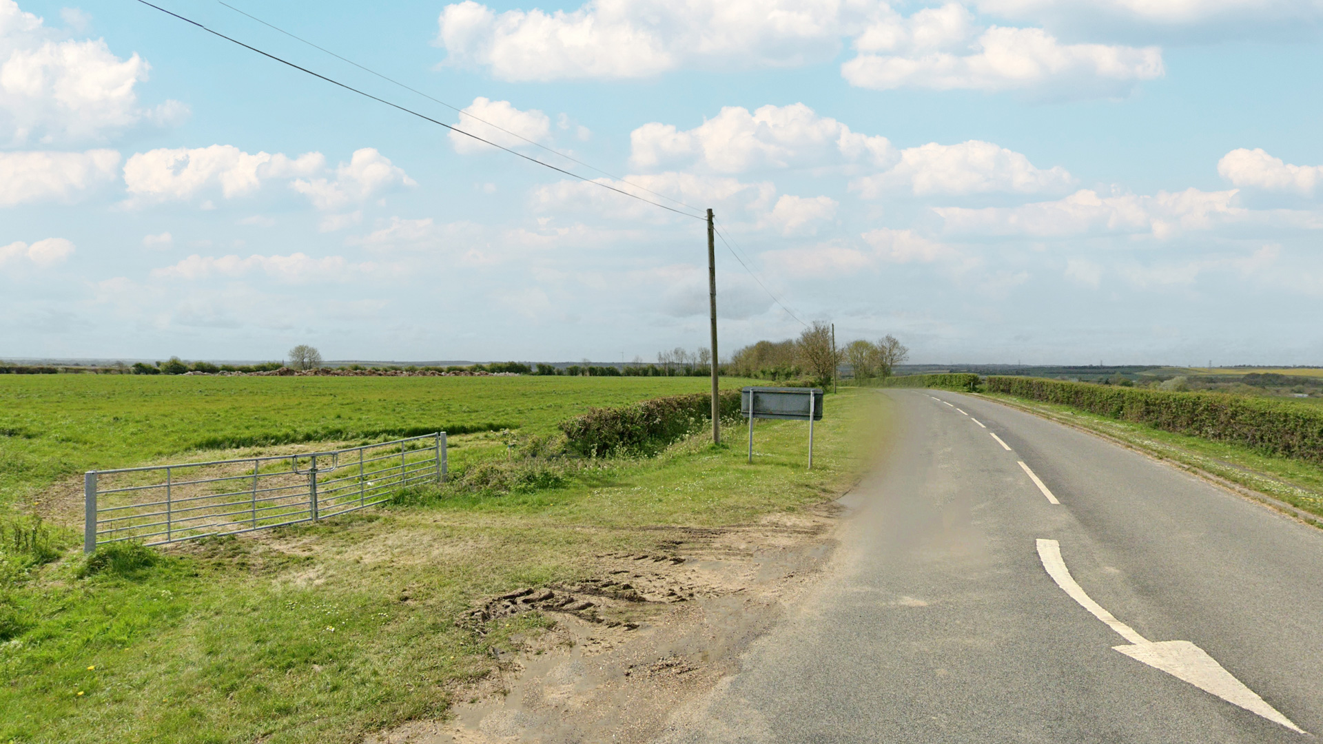 Land for sale in Alconbury Weston road frontage