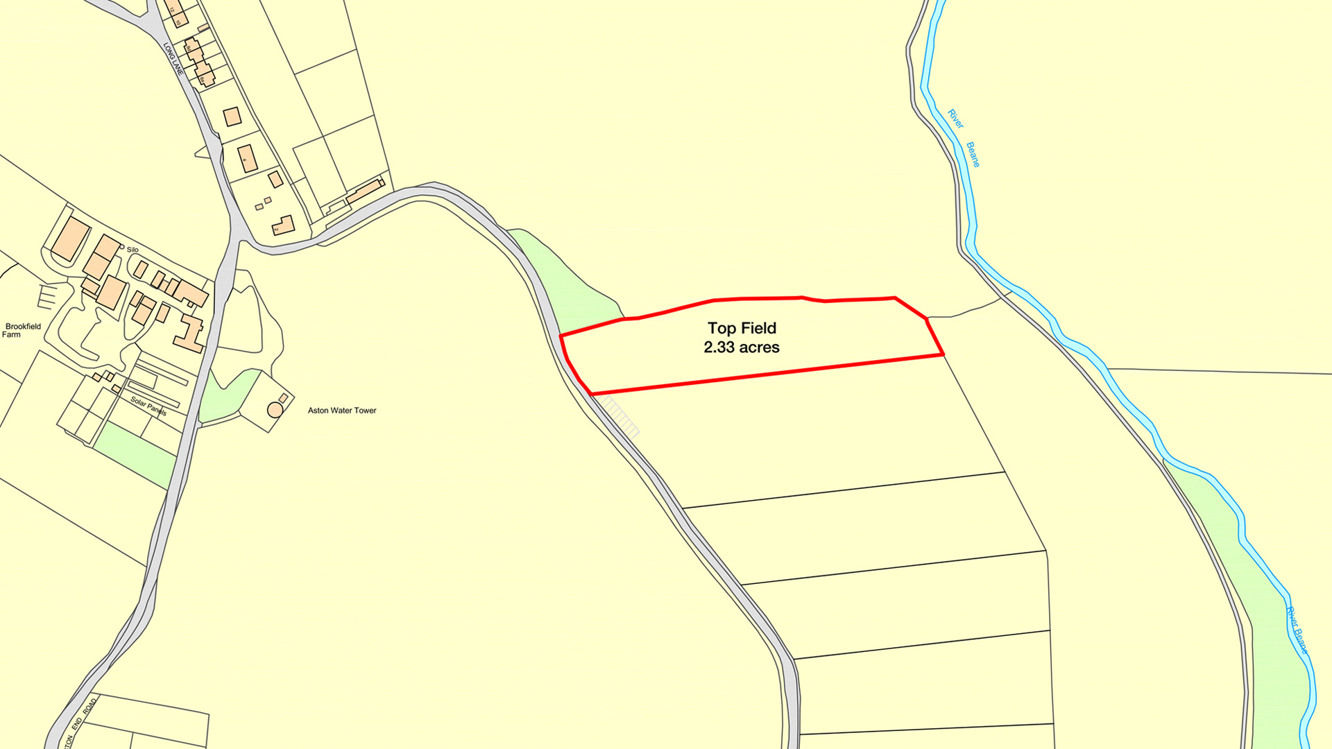 Land for sale in Aston End, Stevenage site plan
