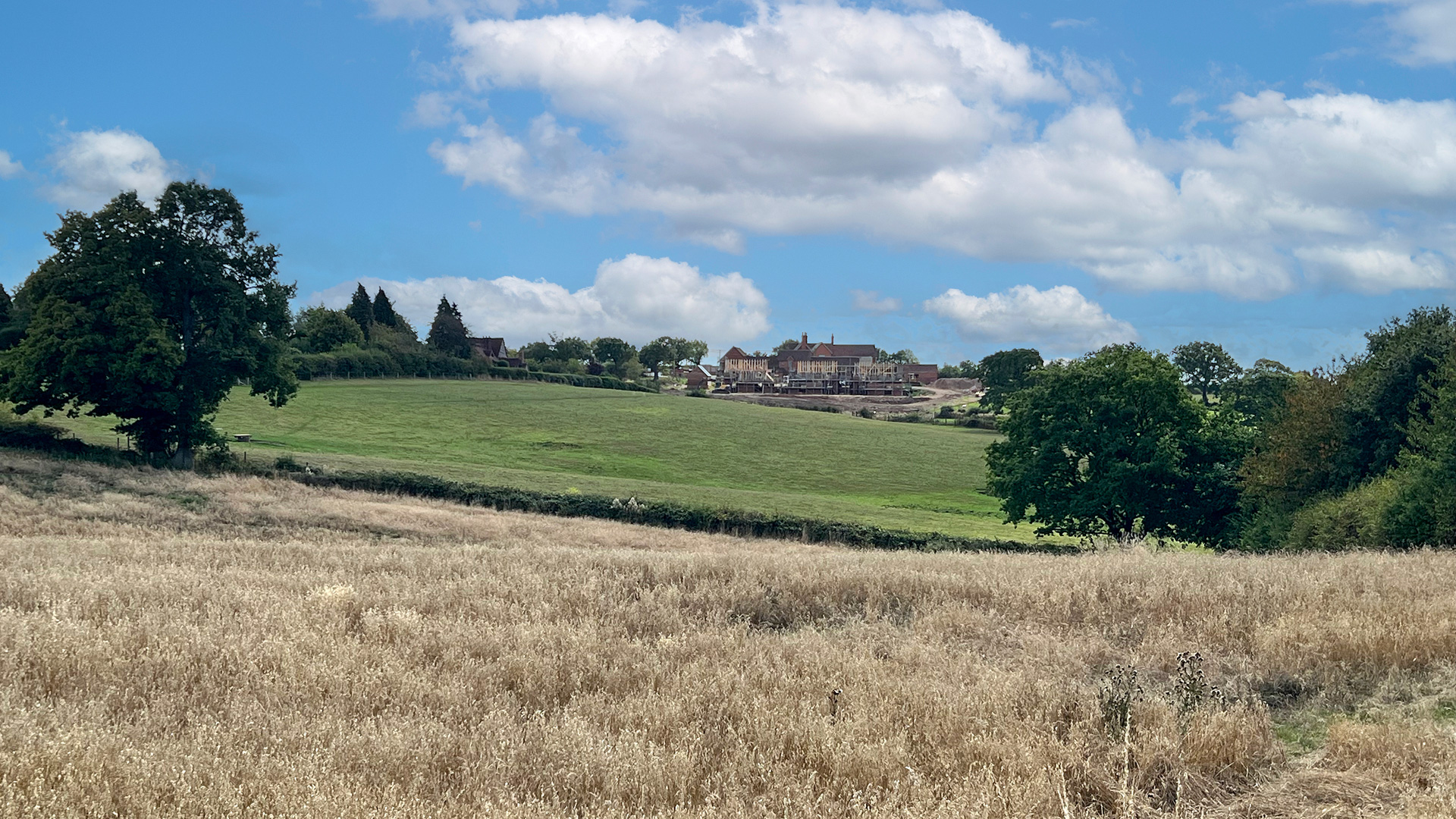 Land for sale near Cobley Hill Farm development in Alvechurch