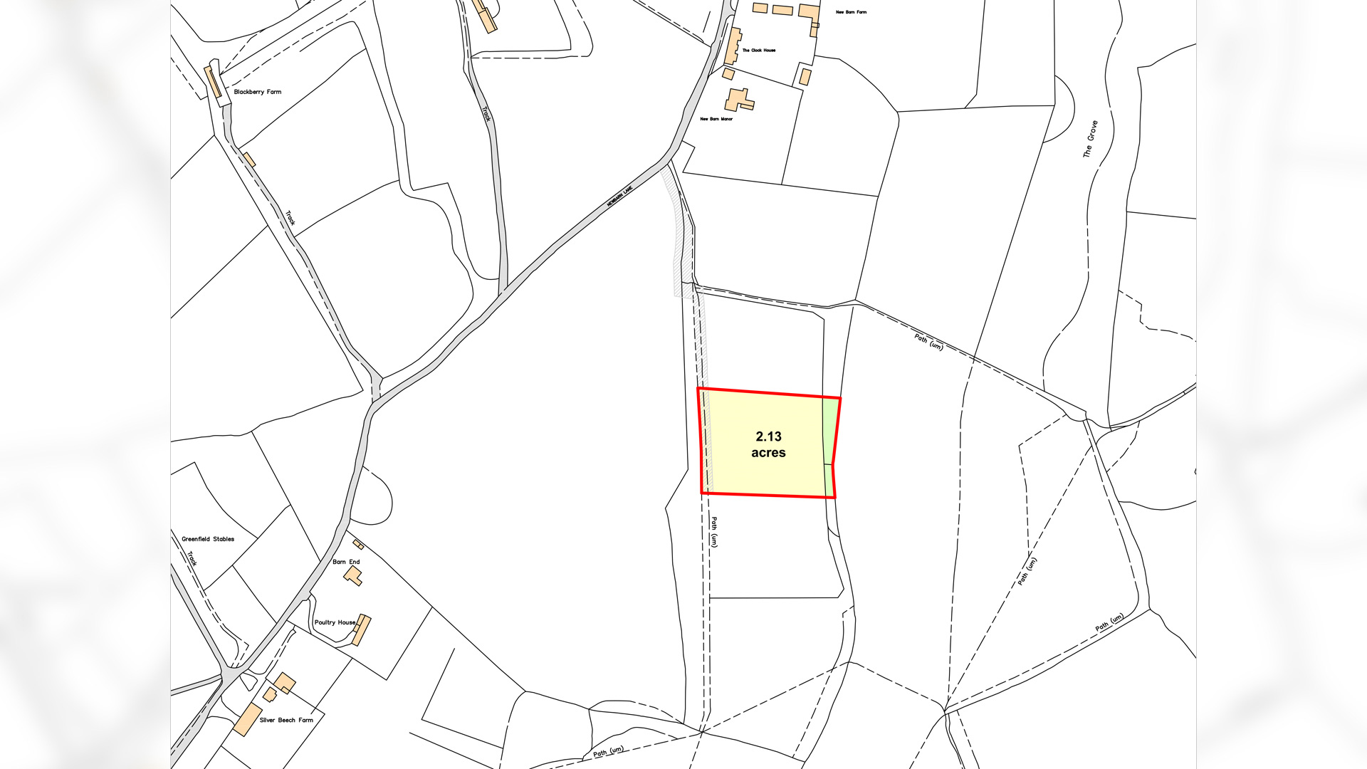 Land for sale in Cudham, Greater London site plan