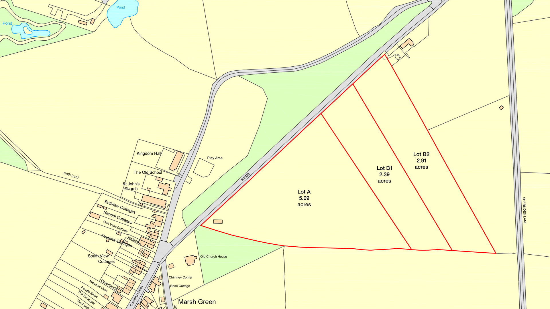 Land for sale in Edenbridge site plan