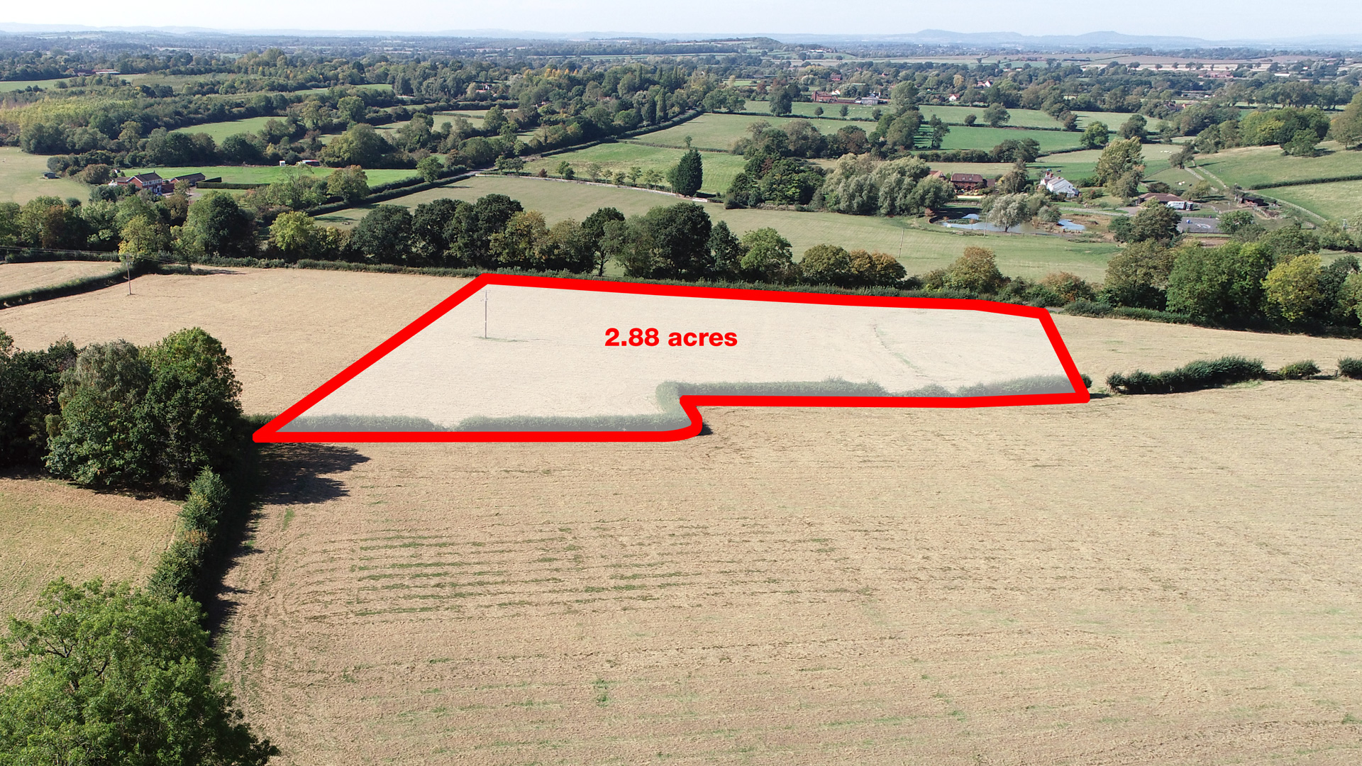 Land for sale in Feckenham, Redditch aerial view