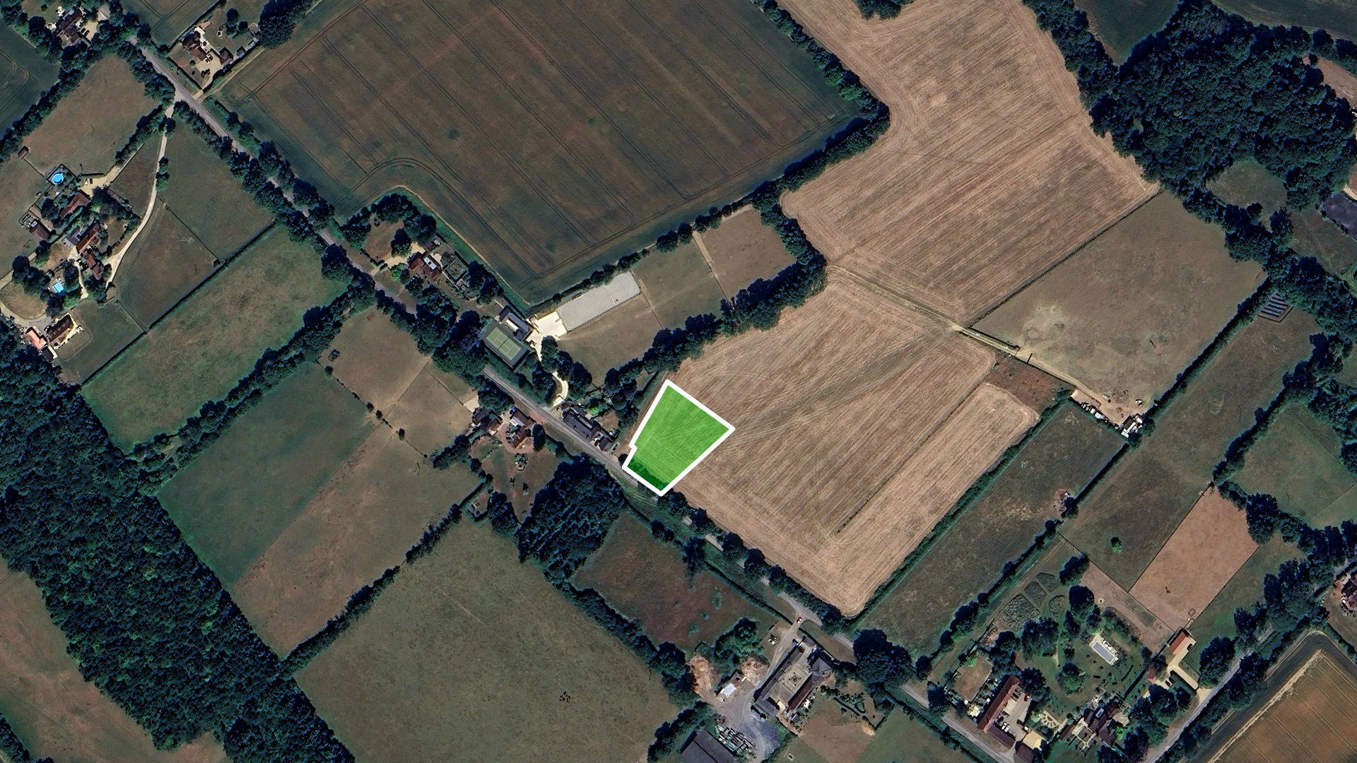 Land for sale in Gaddesden Row aerial plan