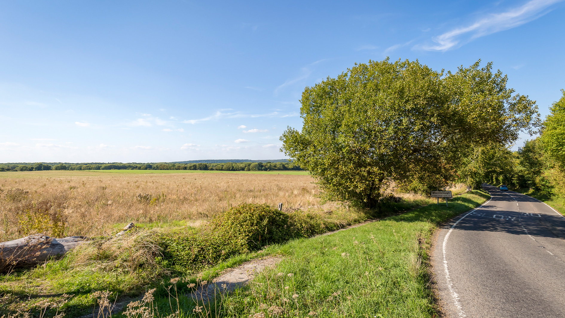 Land for sale on the Hog's Back, Surrey