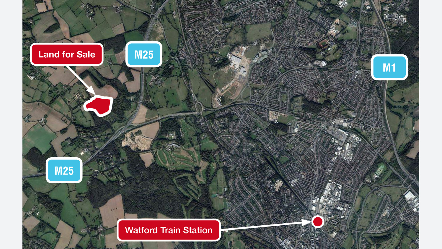 Land for sale near Watford