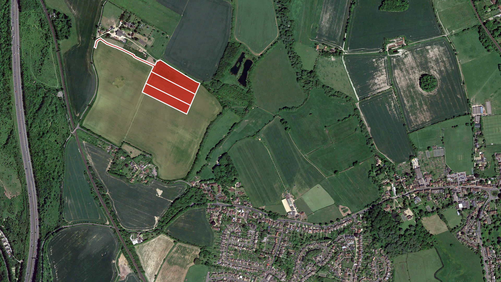 Land for sale in Sevenoaks aerial image