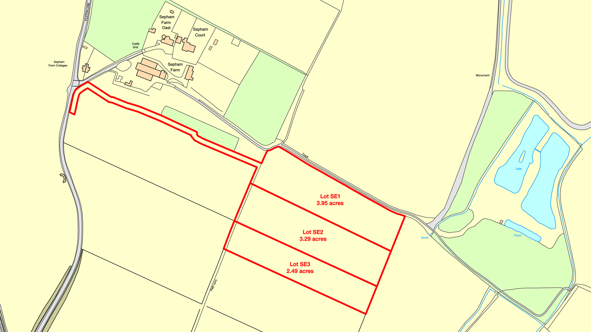 Land for sale in Sevenoaks site plan