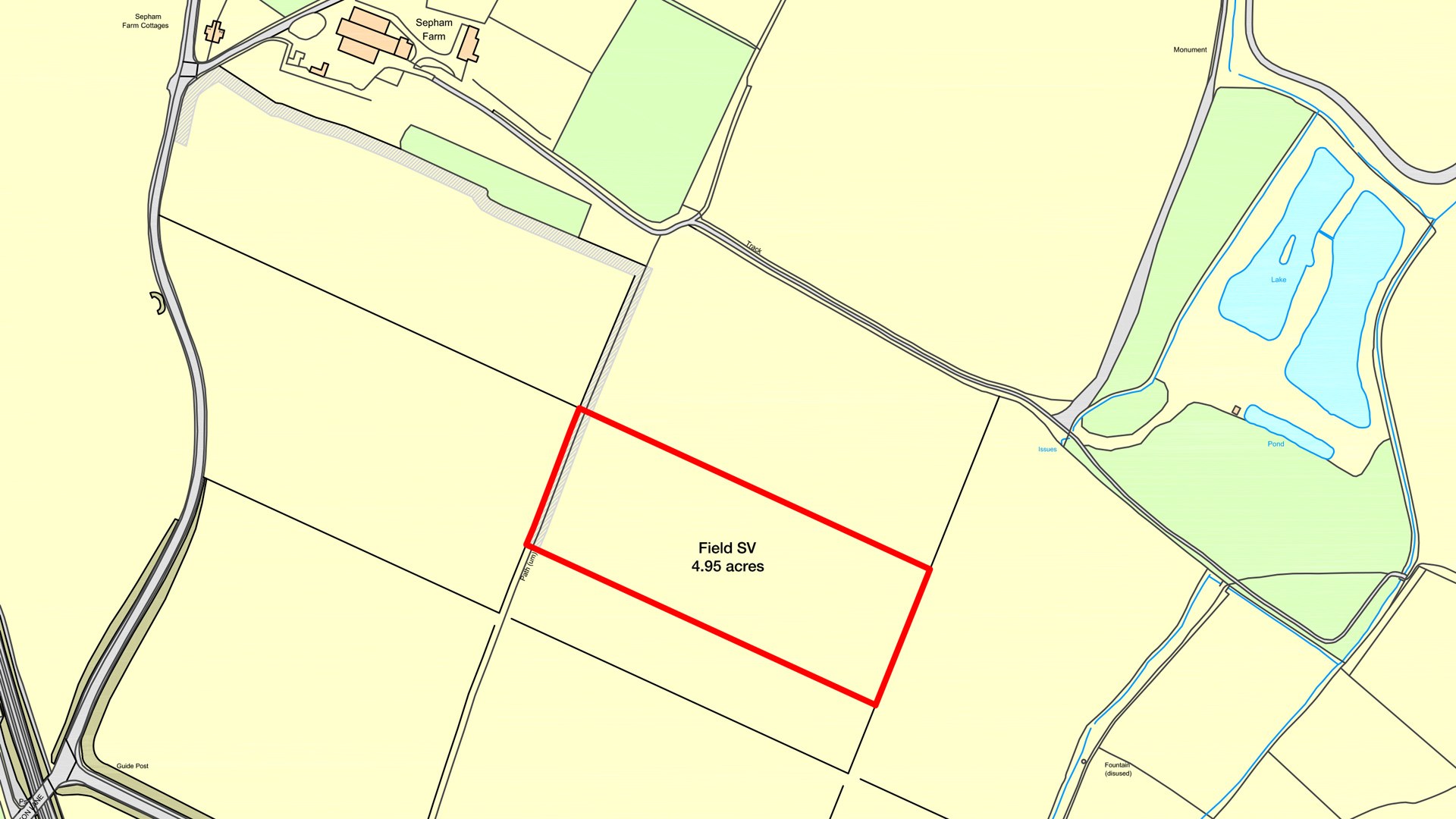 Land for sale in Sevenoaks site plan