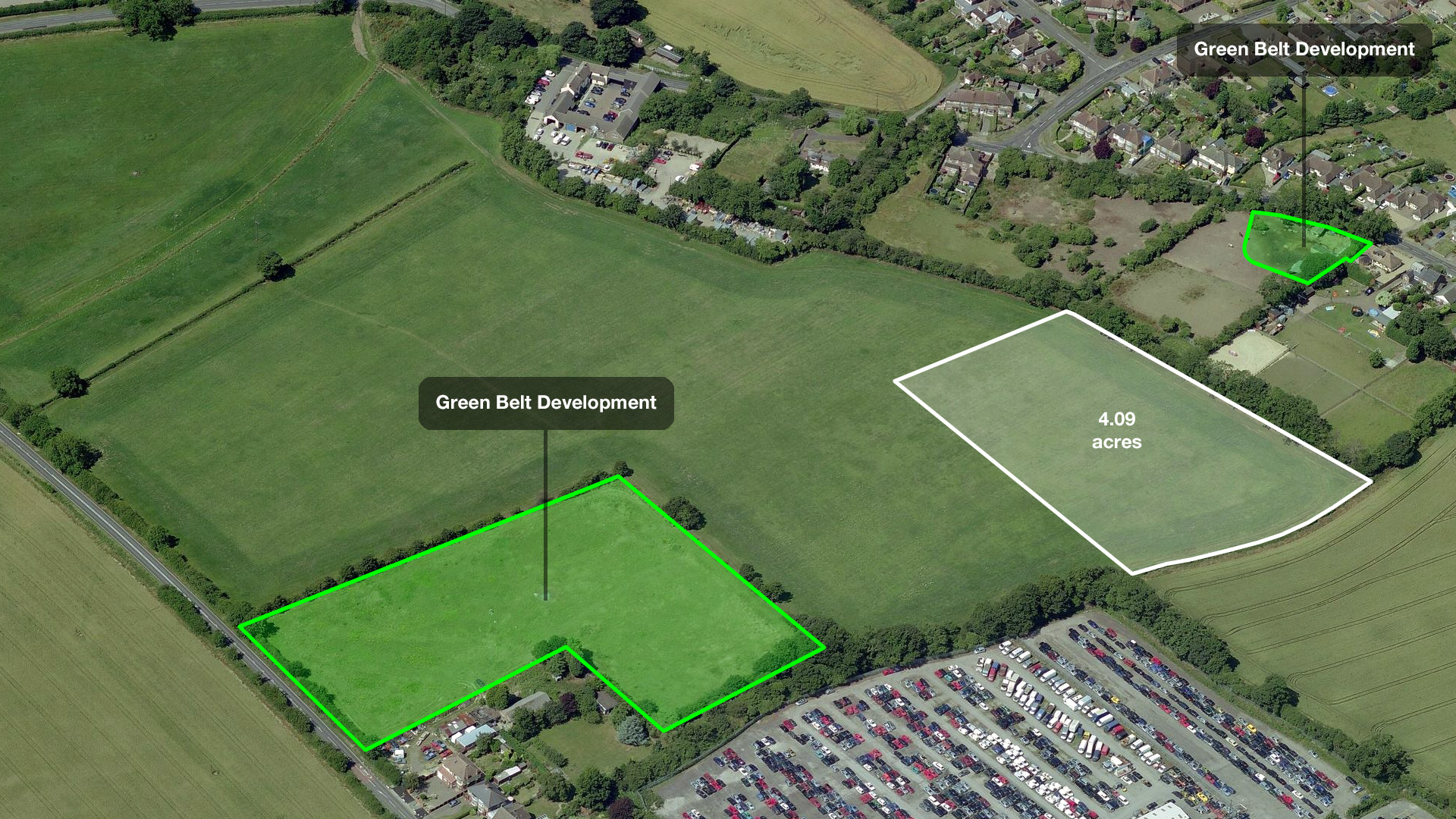 Land for sale near Slip End, Bedfordshire