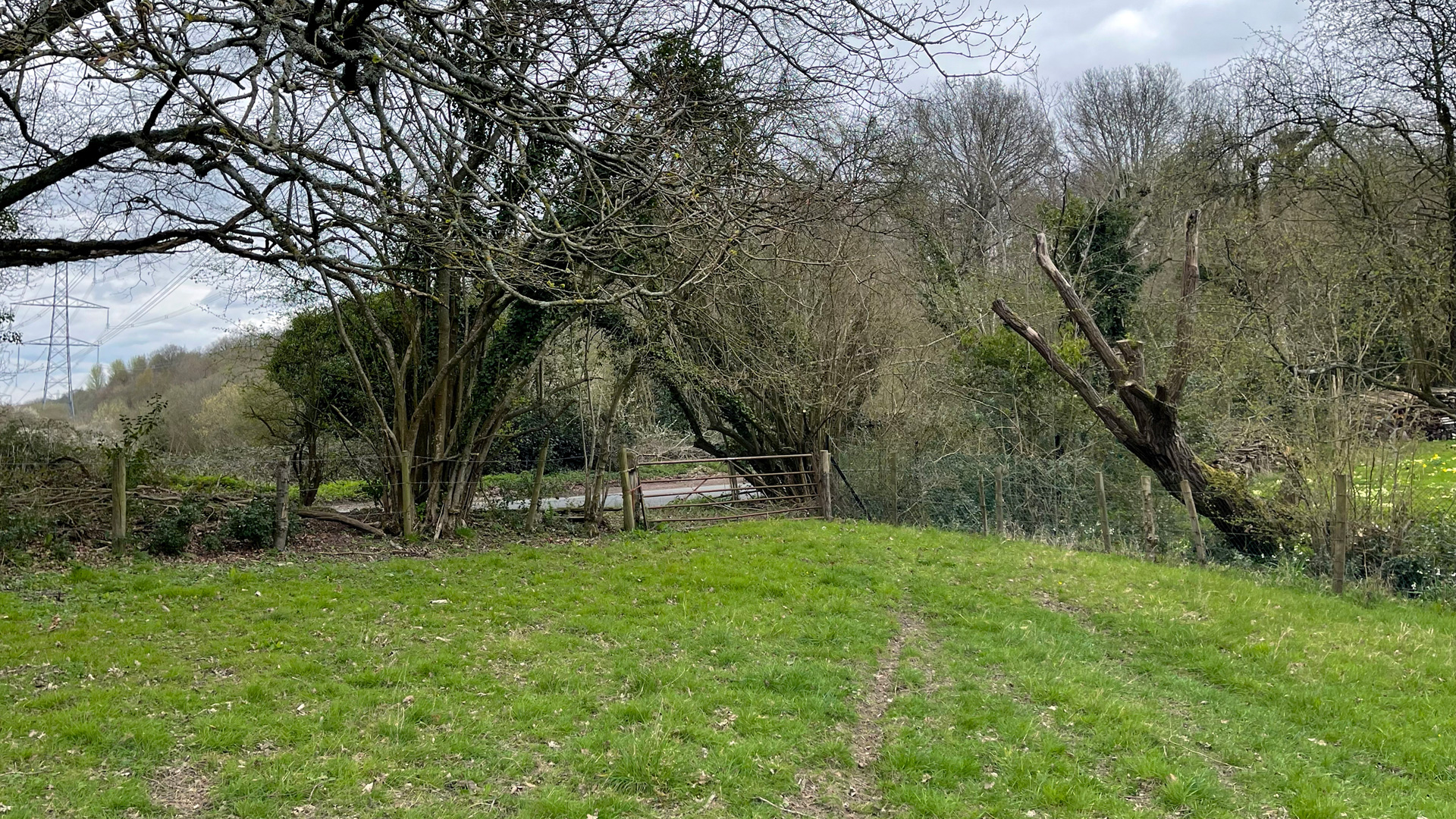 Land for sale in Sulhamstead, Reading entrance
