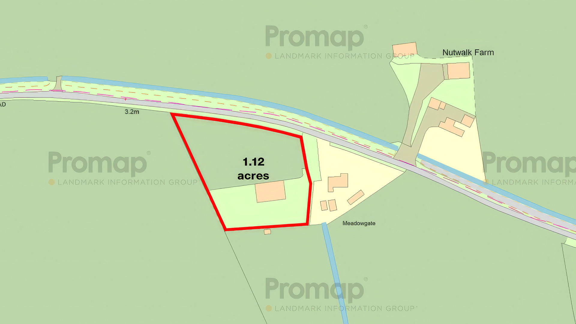 Land for sale in Tydd St. Giles, Wisbech site plan