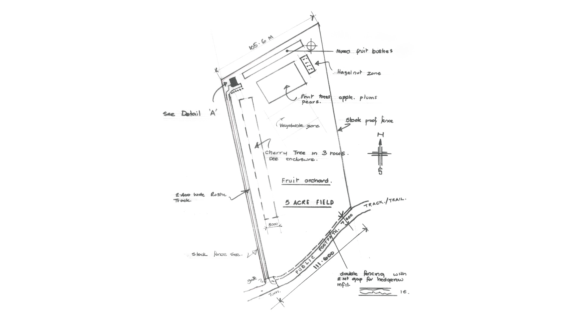 Land with planning for an agricultural building for sale in Stokenchurch