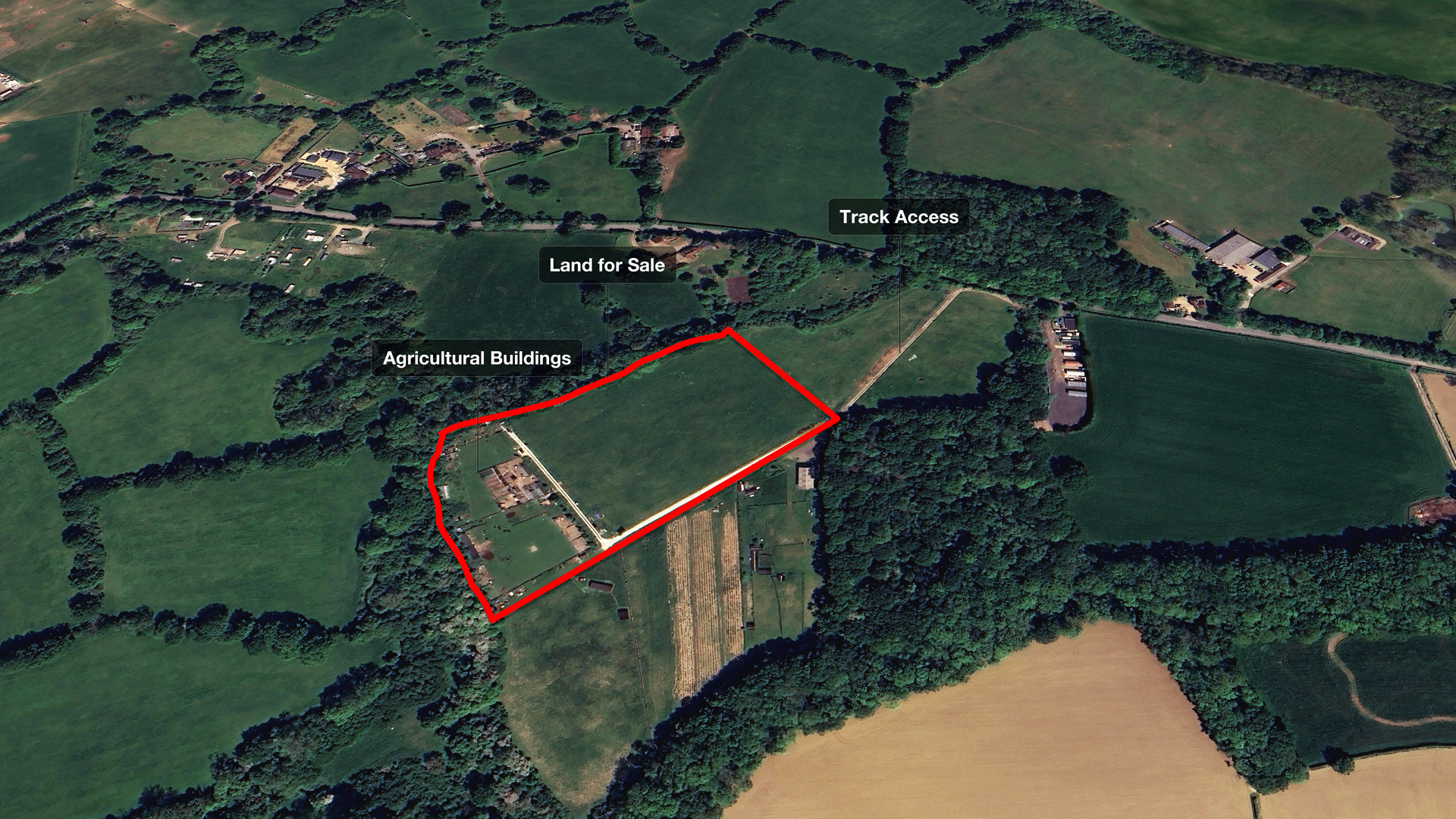 Smallholding and land for sale in Charlwood